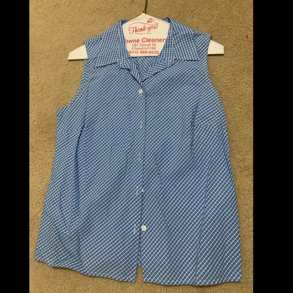 Ann Taylor LOFT Button Down Top Sz. 10 - Picture 2 of 4